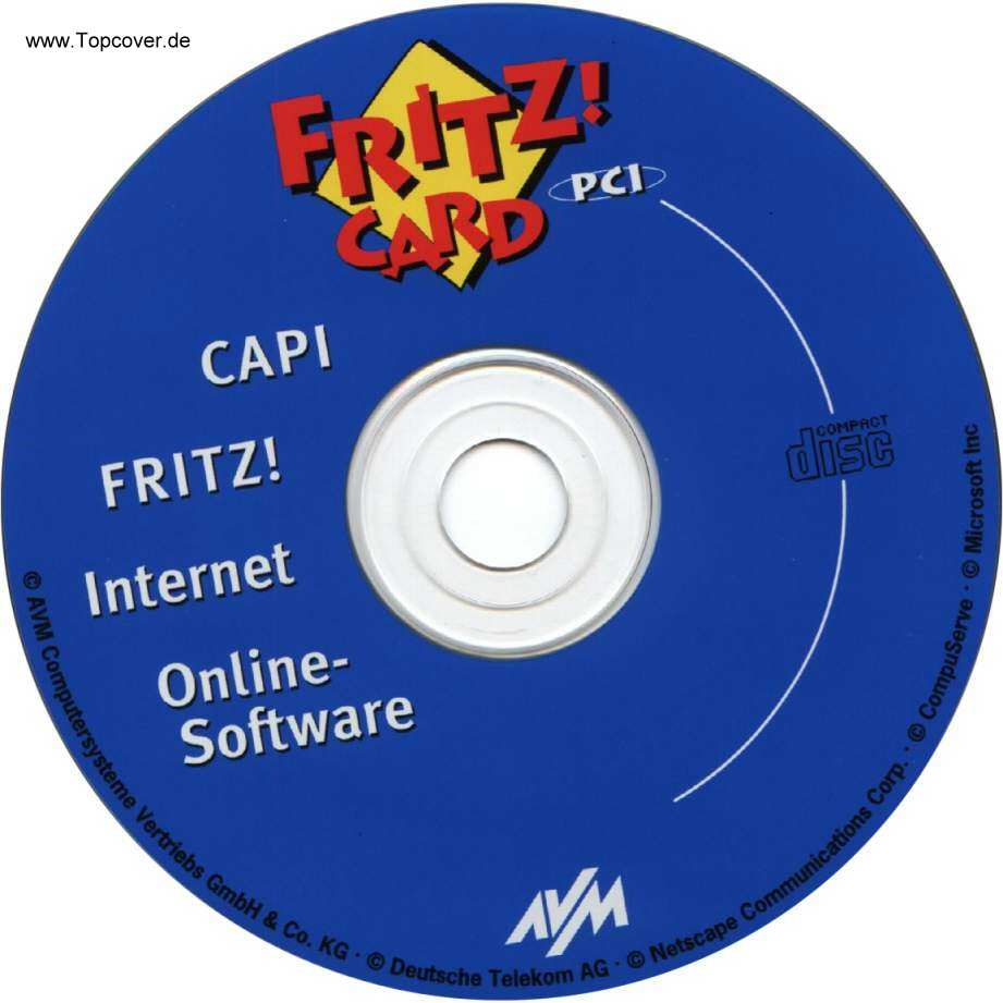 fritzcard pci cd